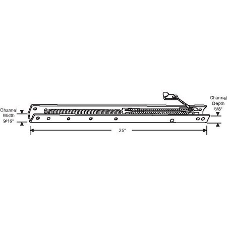 Strybuc 25in Window Channel Balance 60-2465